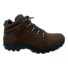 Bota Coturno De Couro Cano Médio Bradok Kreek Brown