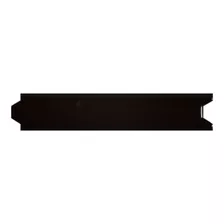 Guardaescoba Cerámico Corona Ebano Negro 41,6x8cms