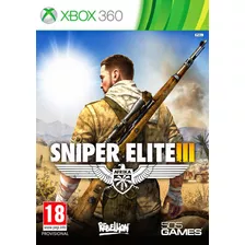 Sniper Elite Iii / Xbox 360