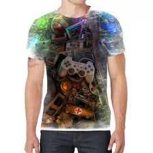 Camiseta Camisa Jogo Video Game Play 2 X Box Plastation K14