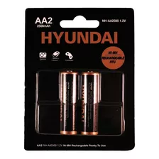 Hyundai Blister Pilas Recargables 2500m Aa X 2 Unidades