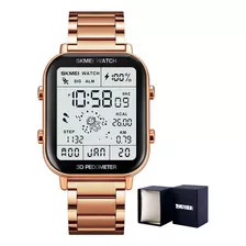 Reloj Electrónico Deportivo Skmei Con Calendario Inoxidable