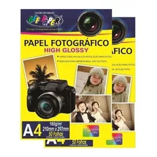 Papel Fotografico Off Paper A4 180g Com 100 Folhas