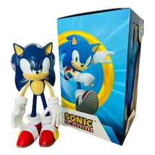 Boneco Sonic Grande Brinquedo Original Articulado 37cm Caixa