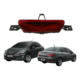 Lanterna Luz Neblina Parachoque Peugeot 408 2012 A 2016 Ambos Lados Vermelho