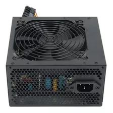 Fuente De Poder Atx 650w / 2 Sata/ 2 Molex/ Fan 12cm / Negro