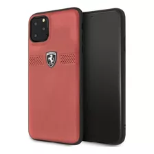 Funda Case Piel Ferrari Rojo Compatible iPhone 11 Pro Max