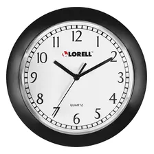 Reloj De Pared Números Arábigos, 9 Pulgadas, Esfera B...