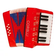 Acordeon Niños Piano 17 Teclas 8 Bajos Corelli Verdulera