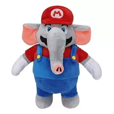 Peluche De Mario Bros Wonder Elefante Marca Takara Tomy 30cm