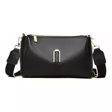 Bolso Cruzado De Cuero Genuino De Alta Calidad Para Mujer,