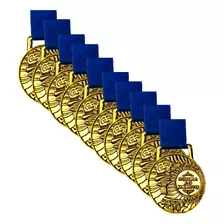 Kit Medalha 10 Unidades 35mm Medasul Honra Ao Mérito Nova