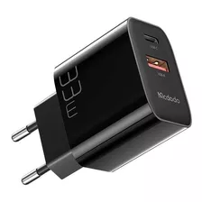 Carregador Turbo Ultra Rápido 33w Pd 1 Type C E 1 Usb Mcdodo