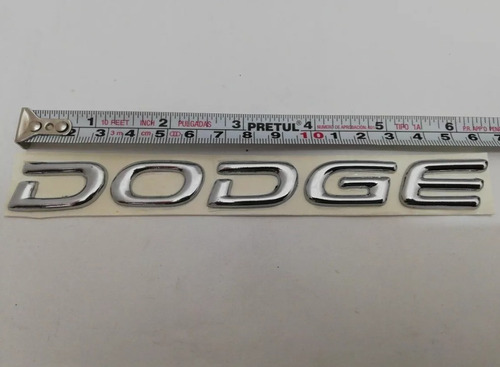 Emblema Dodge Par Nen Letras Cromadas Foto 3