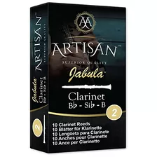 Caja De 10 Cañas Artisan Para Clarinete Bb Fuerza 2