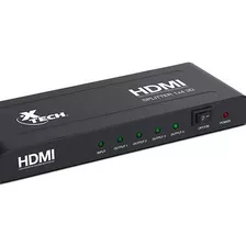 Hub Splitter 1 A 4 Hdmi Full Hd Repetidor Xtech Xha-410 Febo