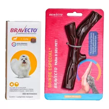 Antipulgas Carrapatos Para Cães Bravecto Até 4,5kg + Brinde