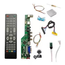 Kit Placa Universal Com Tv Analógica E Suporte Técnico 