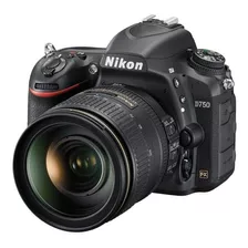  Nikon Kit D750 + Lente 24-120mm Vr Dslr Color Negro