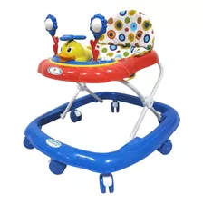 Caminador Para Bebe Niño Niña Luces Y Sonido Color Azul
