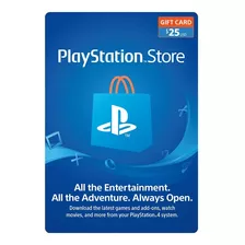 Psn Playstation Ps4 Store 25 Usd Codigo Digital Para Juegos 