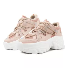 Tenis Sneakers Para Mujer Moda Plataforma Suela Chunky 23-26