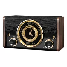 Radio Reloj Vintage Victrola