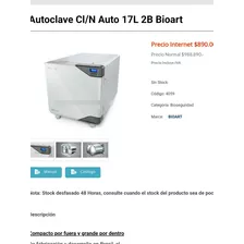 Autoclave Automatico 17 L Bioart