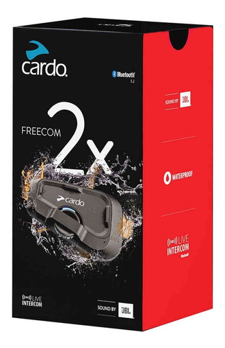 Radio Intercomunicador Para Motos Cardo Freecom 2x Single Foto 2