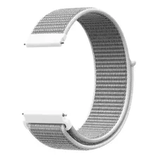 Pulseira Nylon Loop Encaixe Universal 20mm Todas As Cores Cor Branco Largura 20 Mm