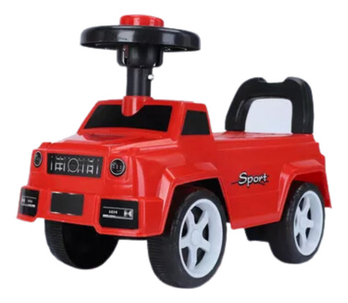 Andarín Pata Pata Caminador Mega Baby Para Bebé Con Bocina Color Rojo