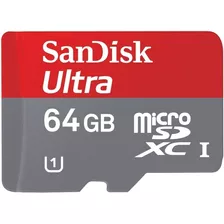 Cartão De Memória 64gb Sandisk 100 Mbs C10 Original