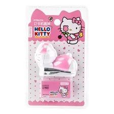 Engrapadora Hello Kitty Con Quita Grapas Sanrio (con Grapas) Color Rosa