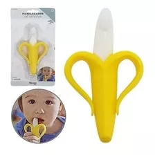 Mordedor Banana Massageador Gengiva Silicone Baby Crianças