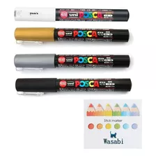 Posca Rotulador De Pintura Extra Fino 0 7mm Set Especia...