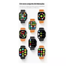 Relógio Smartwatch 8 Ultra 49mm Relógio Inteligente Cor Da Caixa Preto