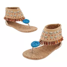 Sandalias Zapato Talla 9-10 Moana Disfraz Disney Store 