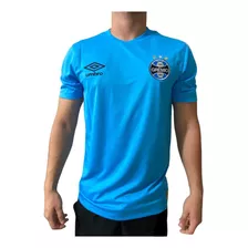 Camisa Grêmio Umbro Original Azul Celeste Masculina Basic 2 