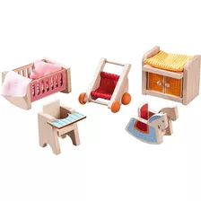 Haba Little Friends De Los Niños Nursery Room Dollhouse