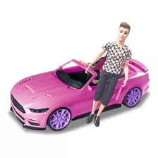 Boneco Tipo Ken Namorado Da Barbie + Carro Conversivel