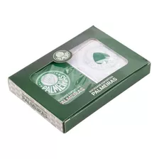 Baralho Palmeiras Original Kit 2 Baralhos Plástico Verdão