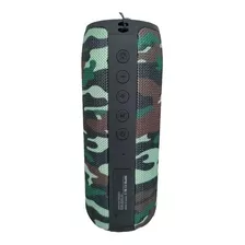 Parlante Bluetooth Hügel S51 Portatil Verde Militar Cuota