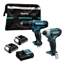 Kit Atornillador + Taladro Makita Clx228