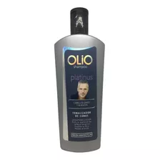 Olio Shampoo Platinus Tonalizador De Canas Hombre 420 Ml 