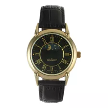 Reloj De Vestir Peugeot Chapado En Oro De 14k Para Hombre - 