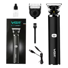 Maquina Corta Pelo Barba Vgr V-272 Recargable Usb 10 Medidas Color Negro