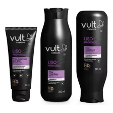 Kit Vult Liso Profundo: Shampoo + Condicionador + Creme
