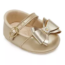 Sapato Pimpolho Infantil Feminino Dourado