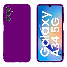 Capa Capinha Case + Película Tela Câmera Para Galaxy A34 5g