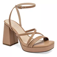 Sandalia Tacón Mujer Pravia Camel 126-128